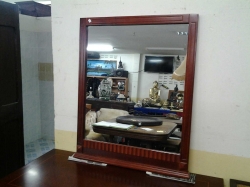 Wooden mirror