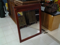 Wooden mirror