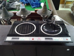 Large 2 ring induction cooker