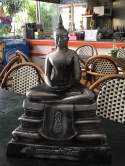 Solid silver plated Buddha