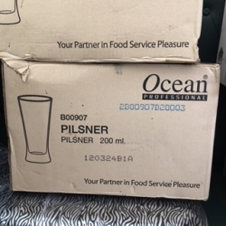 A box of Ocean glasses