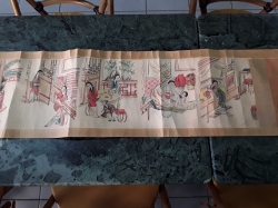 Scrool of12 old erotic painted pic tures story