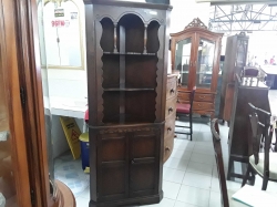 Oak court cupboard