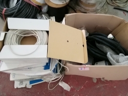 Lot of Coax cable & junction boxes