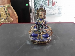 Nice old cloisonne handmade tibet tara statue