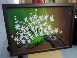 Acrylic painted