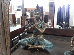 94 Inch bronze piper