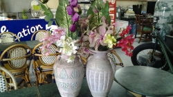 Pair Of Vase With Flowers