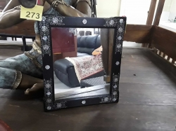 Very nice mirror with mother of pear inlaid