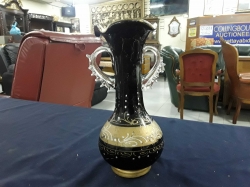 handmade Belgium glass vase