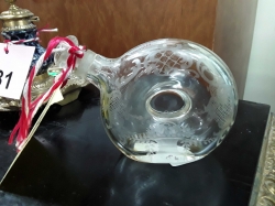An Early 20th Century Engraved perfume bottle