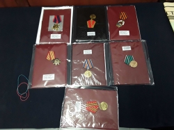 Modern Russia military 7 metals set