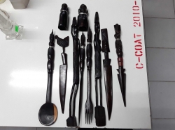 10x decoration of wooden kitchen hold