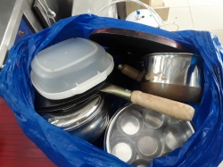 Kitchen utensils mixed