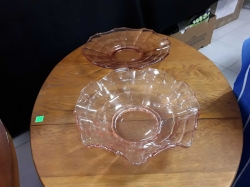 Plate & friut bowl glasses