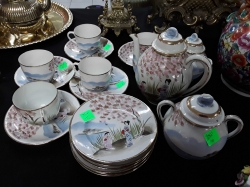 Japanese tea pot set
