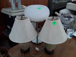 3x table lamps