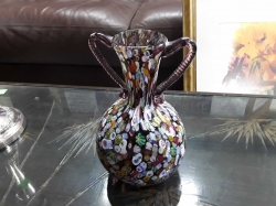 Nailsea antique glass vase