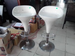 A pair of bar stools