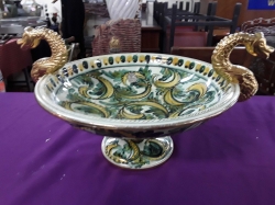 Beautiful hand painting bowl with handle