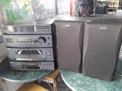Sony radio cd player and cassette