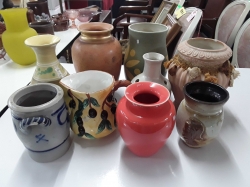 Job lot of vases