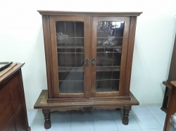 Wooden display cabinet 45x130x145cm