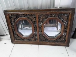 Hand carved Chinese mirror
