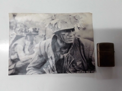Vietnam war US zippo lighter with a picture