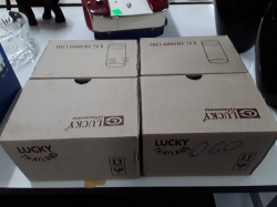 2 boxes 12 new colorful glass half pint tumblers