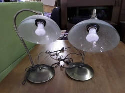 A pair of table lamps
