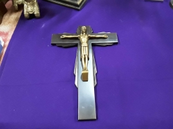 Black metal crucifix heavy