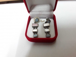 Sterling Silver 925 multi color earrings