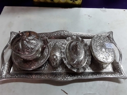 Silver plated dressing set