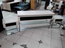 TV stand with 2x small tables