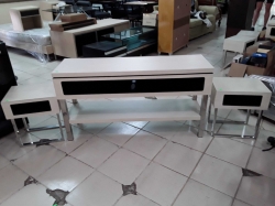 TV stand and 2x small tables