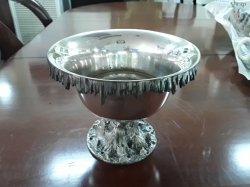 Victoria stamped silver plated ice bowl