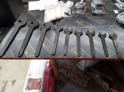 9 pcs set of brench size 50,45,41,36,32,30,2u,24,21