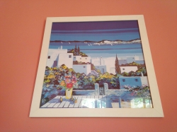 Art print of sea size 80x70 cm.