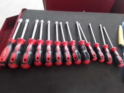 Set of Insulated Nut driver size 14,13,12,11,10,9,8,7,6,5.5,5,4,3,x125mm