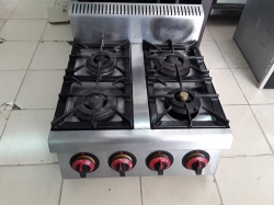 Stainless steel gas 4 bunners