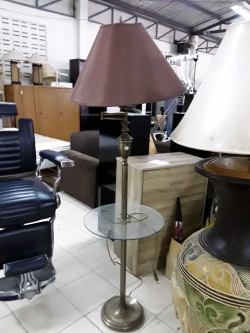 Brass tall lamp