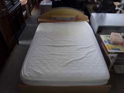 Queen bedside with mattress