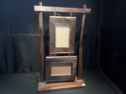 Wooden photo holder