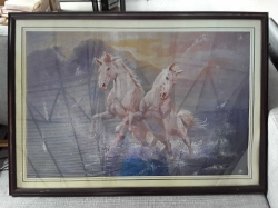 Jigsaw picture of horses 70cm x 80cm
