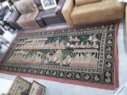 Burmese temple Ramhana period 18 century genuine gold thread and museum quality 183cm x 382cm