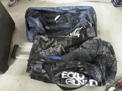 2x large suitcases