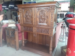 Oak court sideboard 50x125x170cm