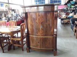 Bewilderment Oak Cabinet With Marble Top and 1 key 44x106x150cm