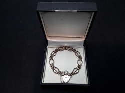Vintage 9ct Gold Gate Bracelet